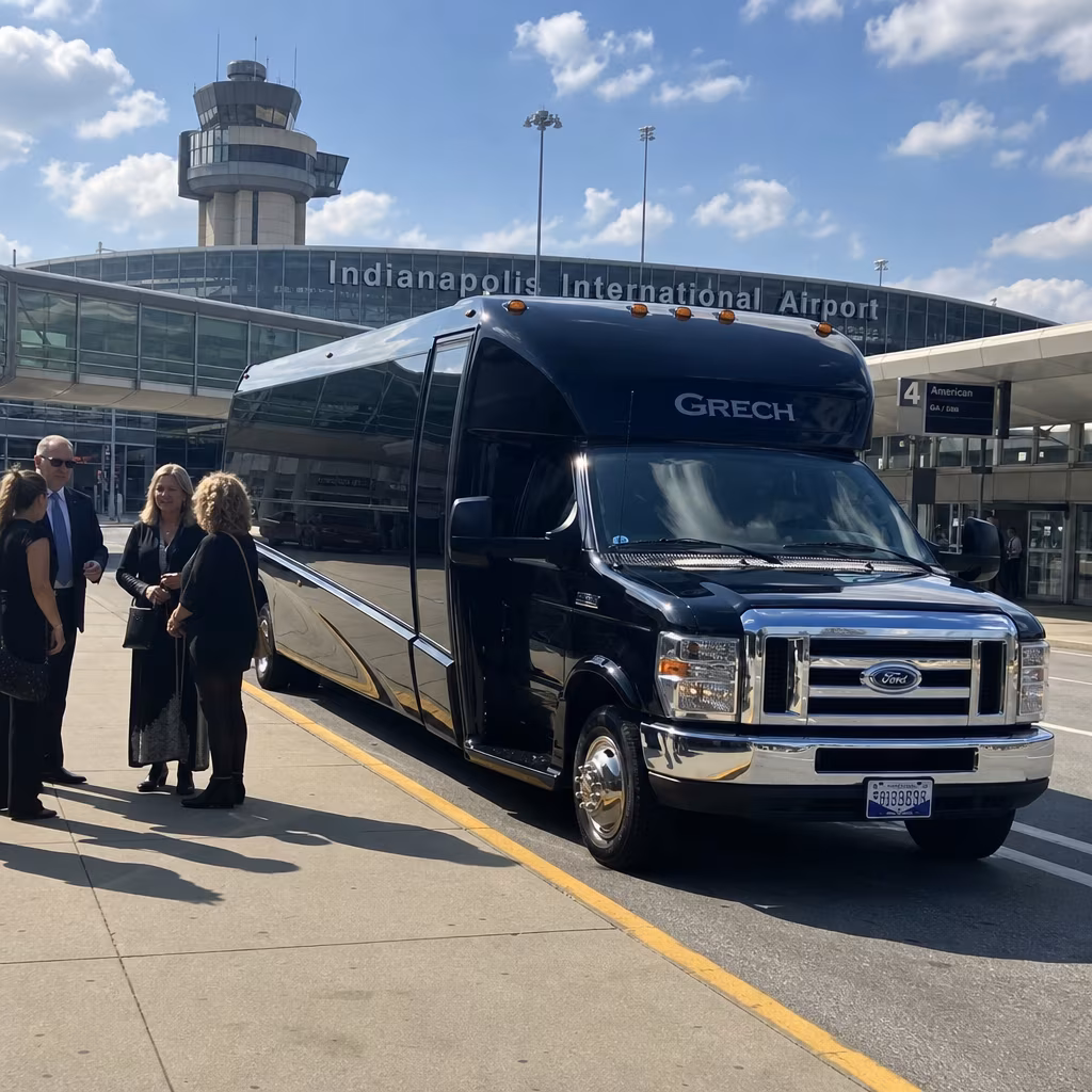 Rent a Bus to Indianapolis International Airport (IND)