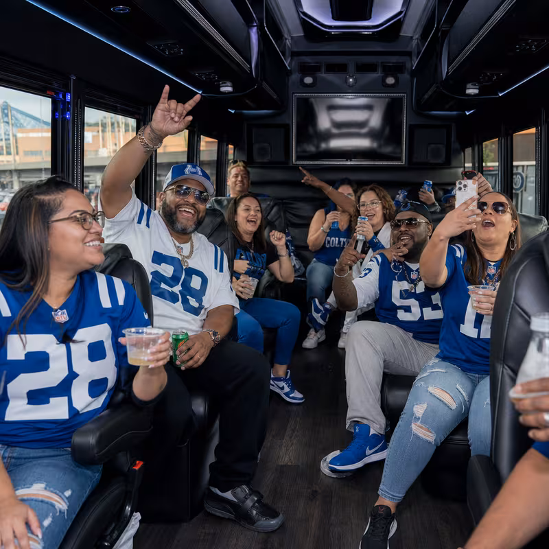 Indianapolis Sporting Event Transportation fleet vehicle